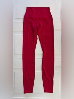 CRZ Yoga Women’s Sz XS Red Ankle Leggings Yoga Pants Activewear